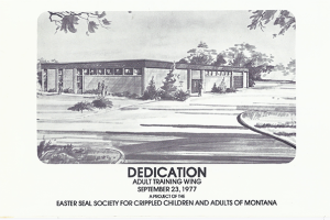 1977 Adult Training Wing Dedication rendering