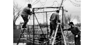 Setting up Fantasy of Lights display