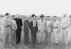GTF Center groundbreaking 1957