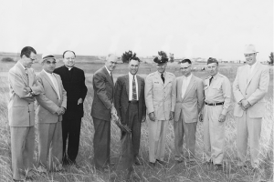 GTF Center groundbreaking 1957